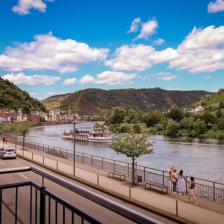 Moselpromenade Villa Moselufer, Panorama & Burg Cochem Blick, Netflix, Balkon 外观 照片